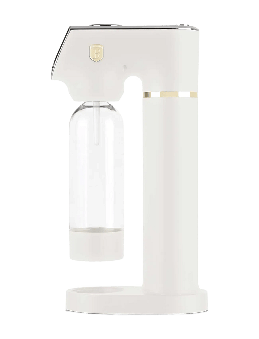 Berlingerhaus - Soda maker with 2 bottles and barometer, universal CO2 cylinders size, matt cream - mulliveemasinad - sahara collection - 1
