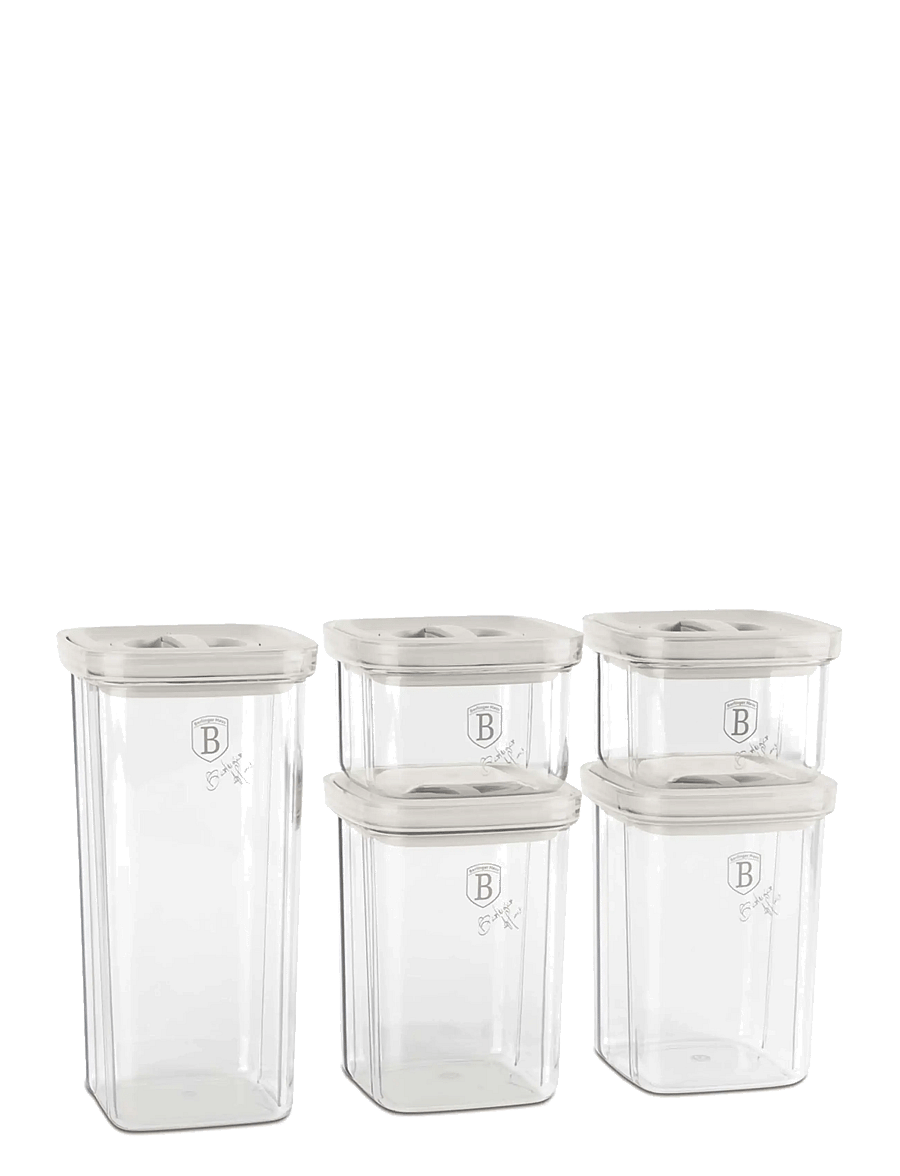 Berlingerhaus - 5+5 pcs canister set, cream - säilituspurgid - sahara collection - 1