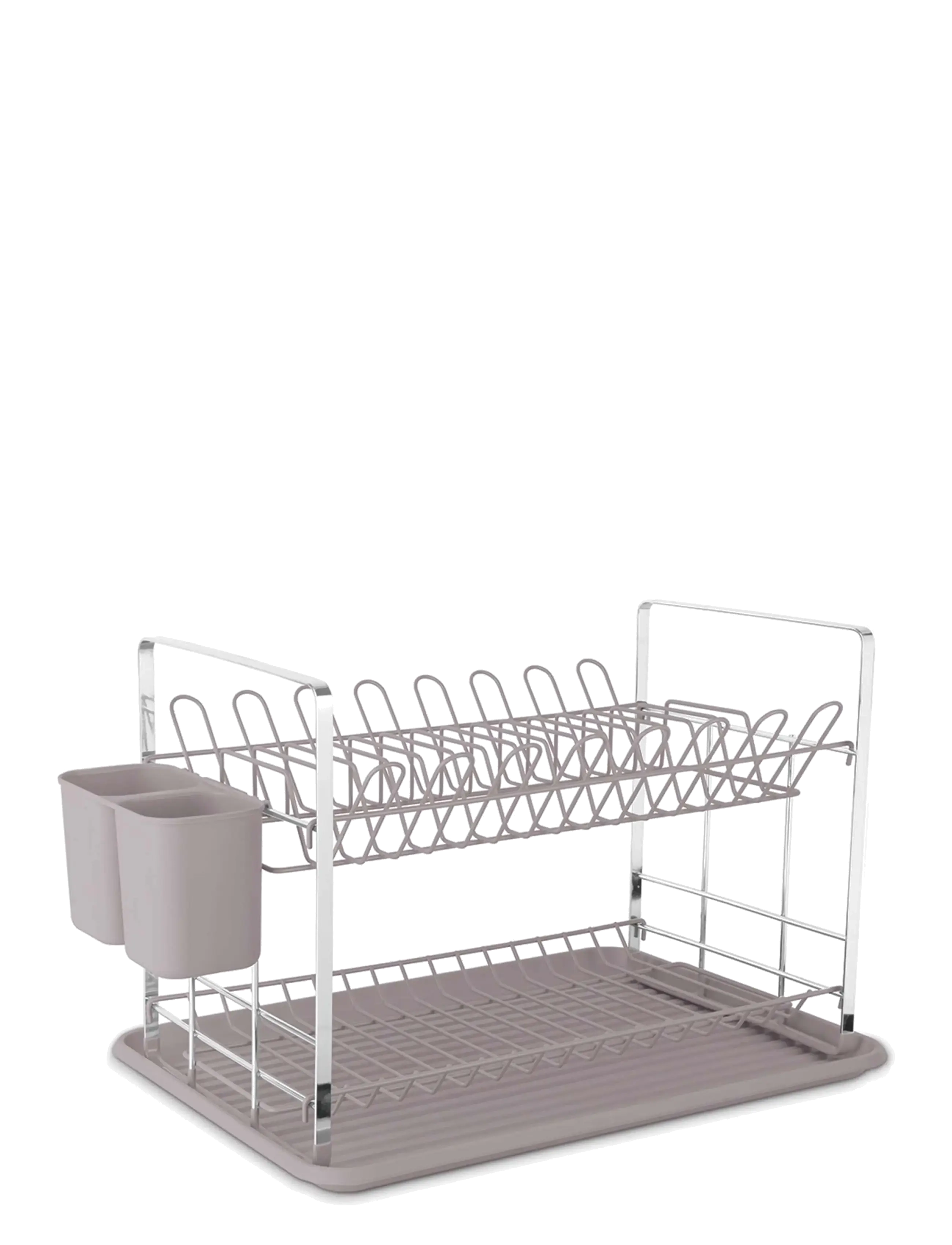 Berlingerhaus Dish Rack, Matt Taupe, Opvaskestativ, Beige, Str: 48X32X29CM