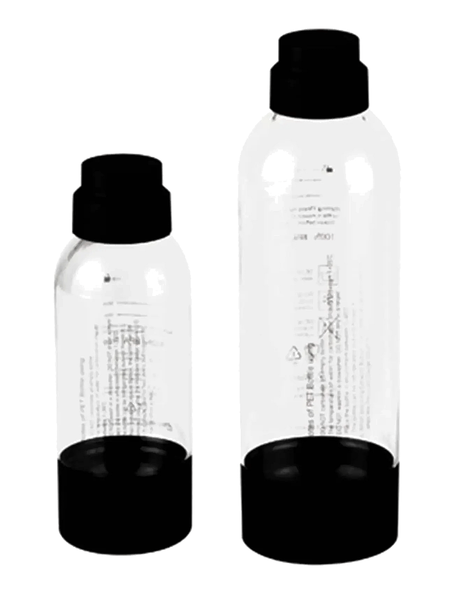 Berlingerhaus - Soda maker with 2 bottles and barometer, universal CO2 cylinders size, matt black - mulliveemasinad - black vantage collection/matte black collection/black silver collection - 4