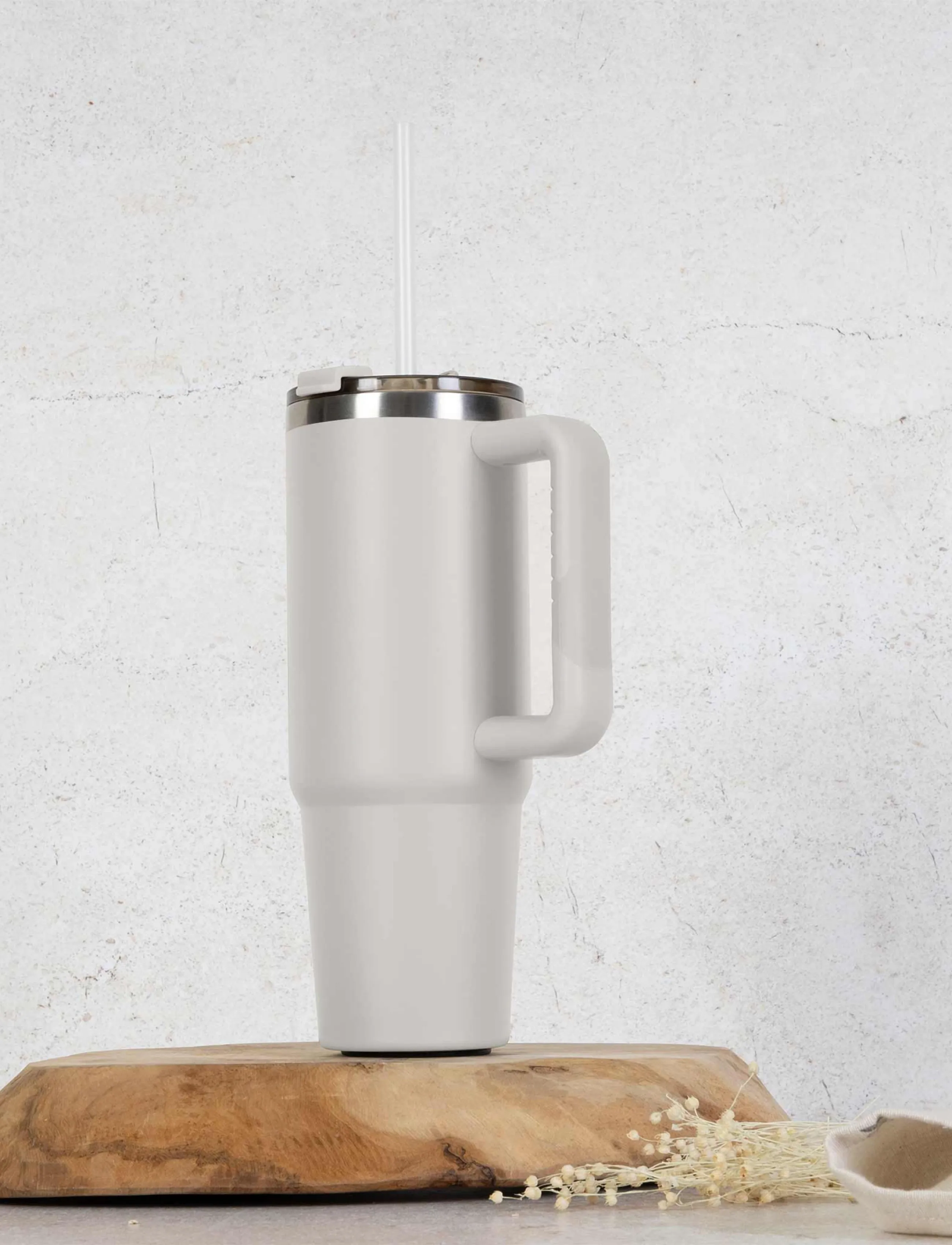 Berlingerhaus Thermo Mug, 1L, 1 L, Cups & Mugs, Creme - Thermal Cups, Homeware