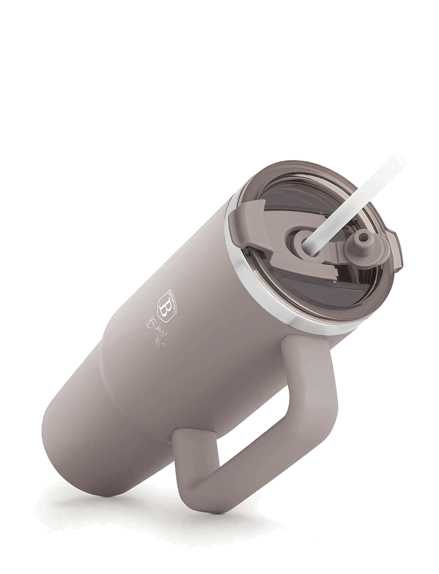 Berlingerhaus - Thermo mug, 1L, matt taupe - thermostassen - matt taupe - 2