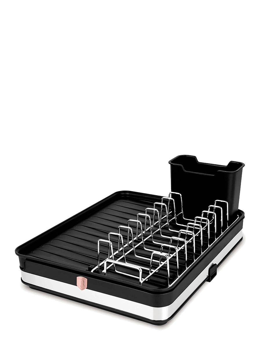 Berlingerhaus - Adjustable dish rack - nõudekuivatusrestid - black rose collection - 0
