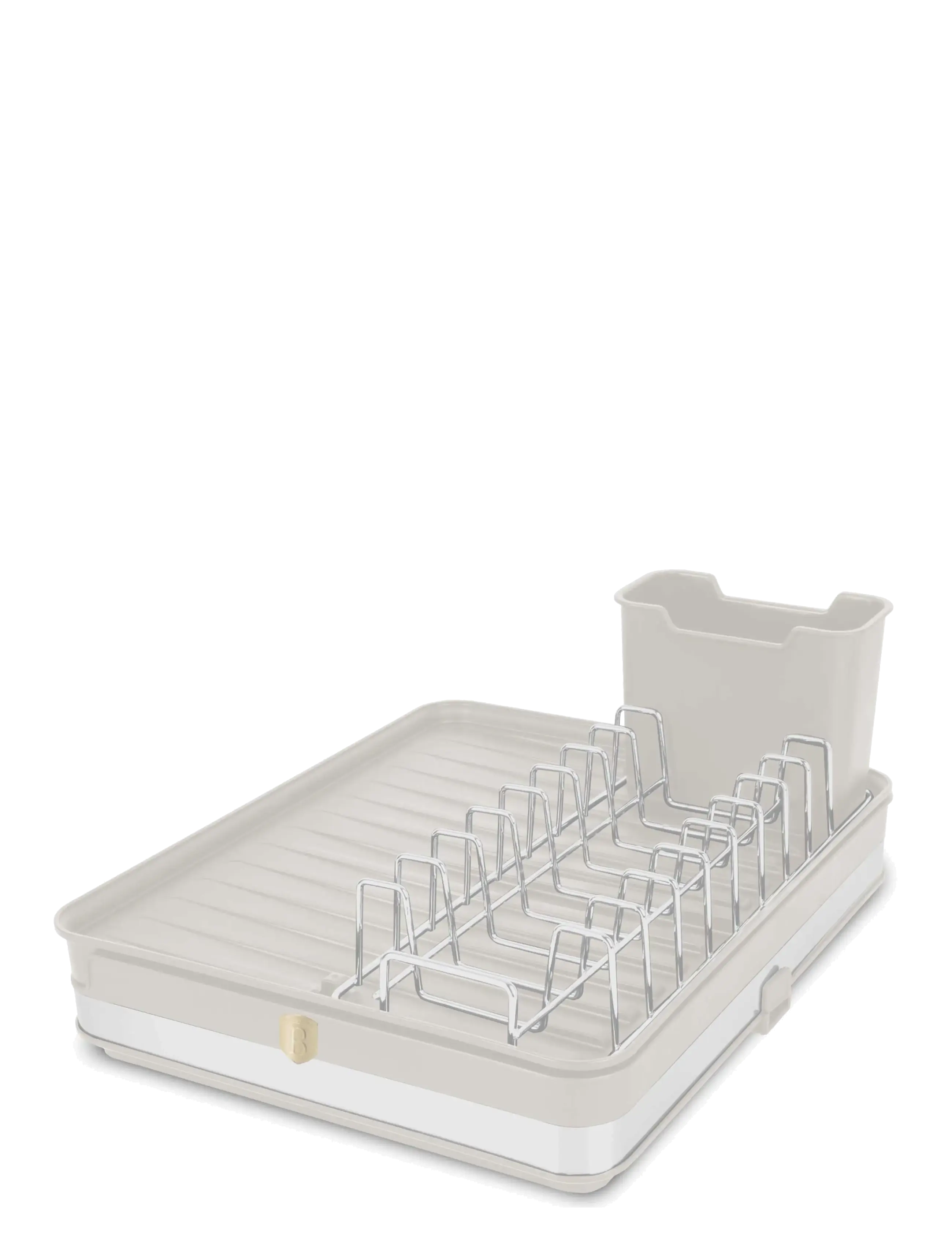Berlingerhaus Adjustable Dish Rack, Cream, Opvaskestativ, Creme, Str: 36.6X29.8X13CM