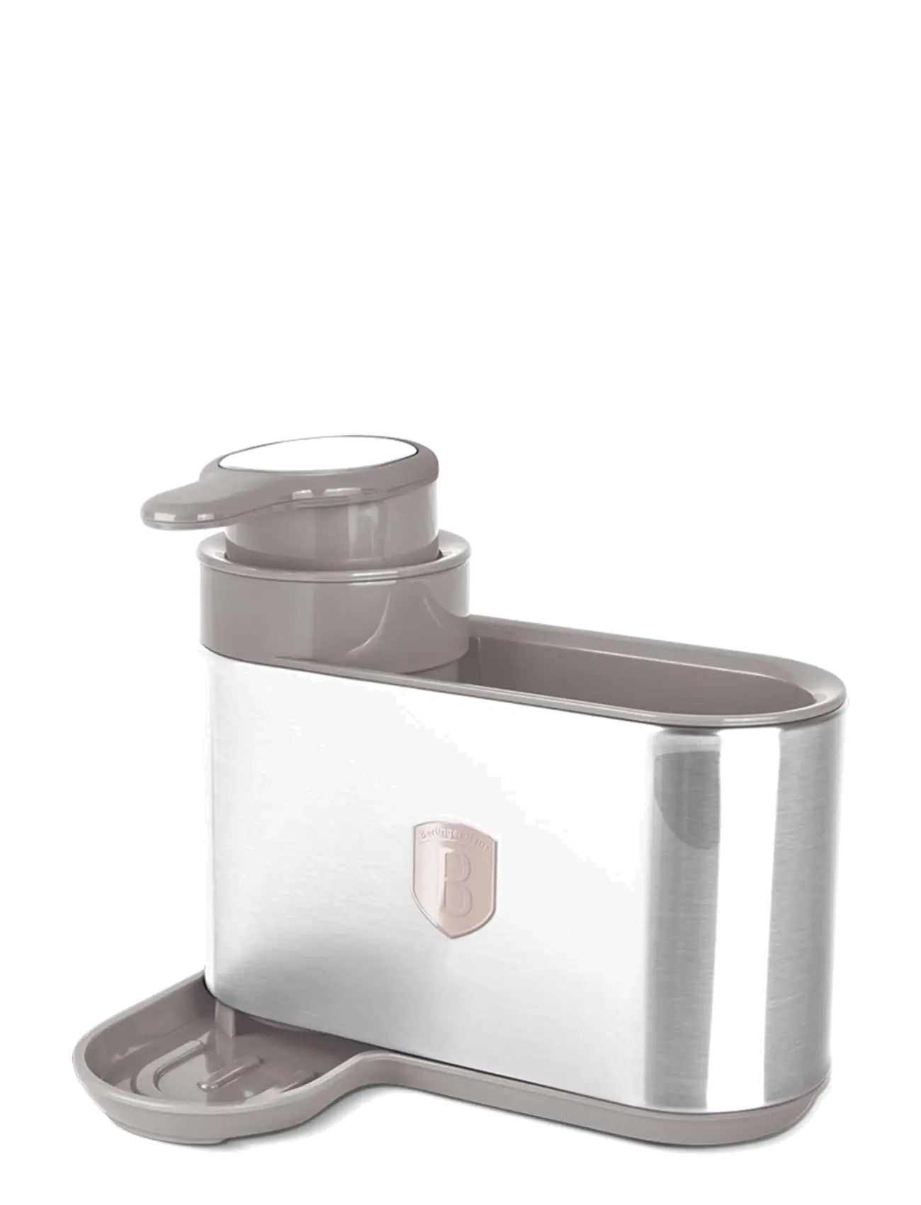 Berlingerhaus Soap Dispenser, Matt Taupe, Soap Pumps & Soap Kop, Grå, Str: 15.8X12.7X17.8CM