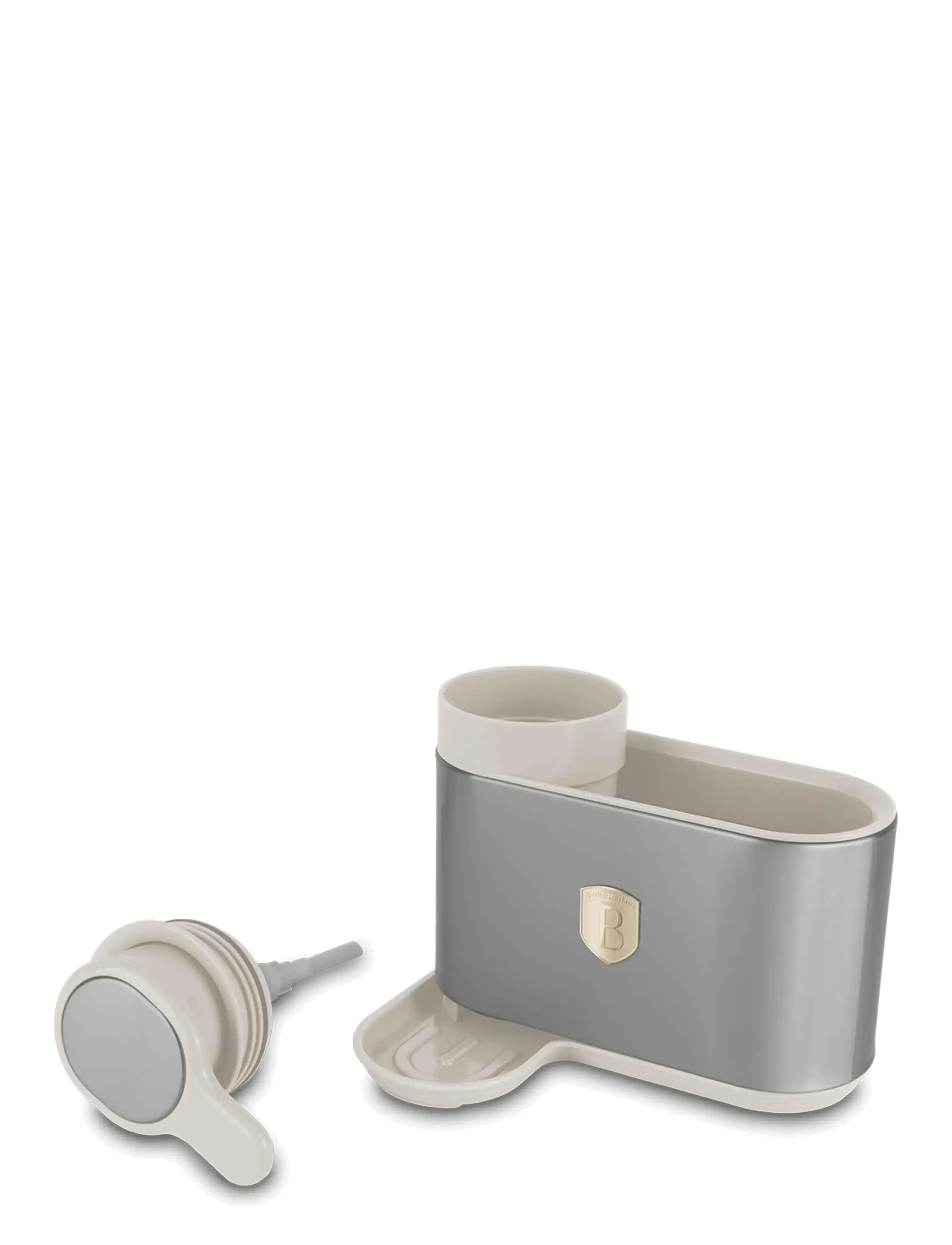 Berlingerhaus - Soap dispenser, matt cream - sæbedispensere & sæbeskåle - matt cream - 2
