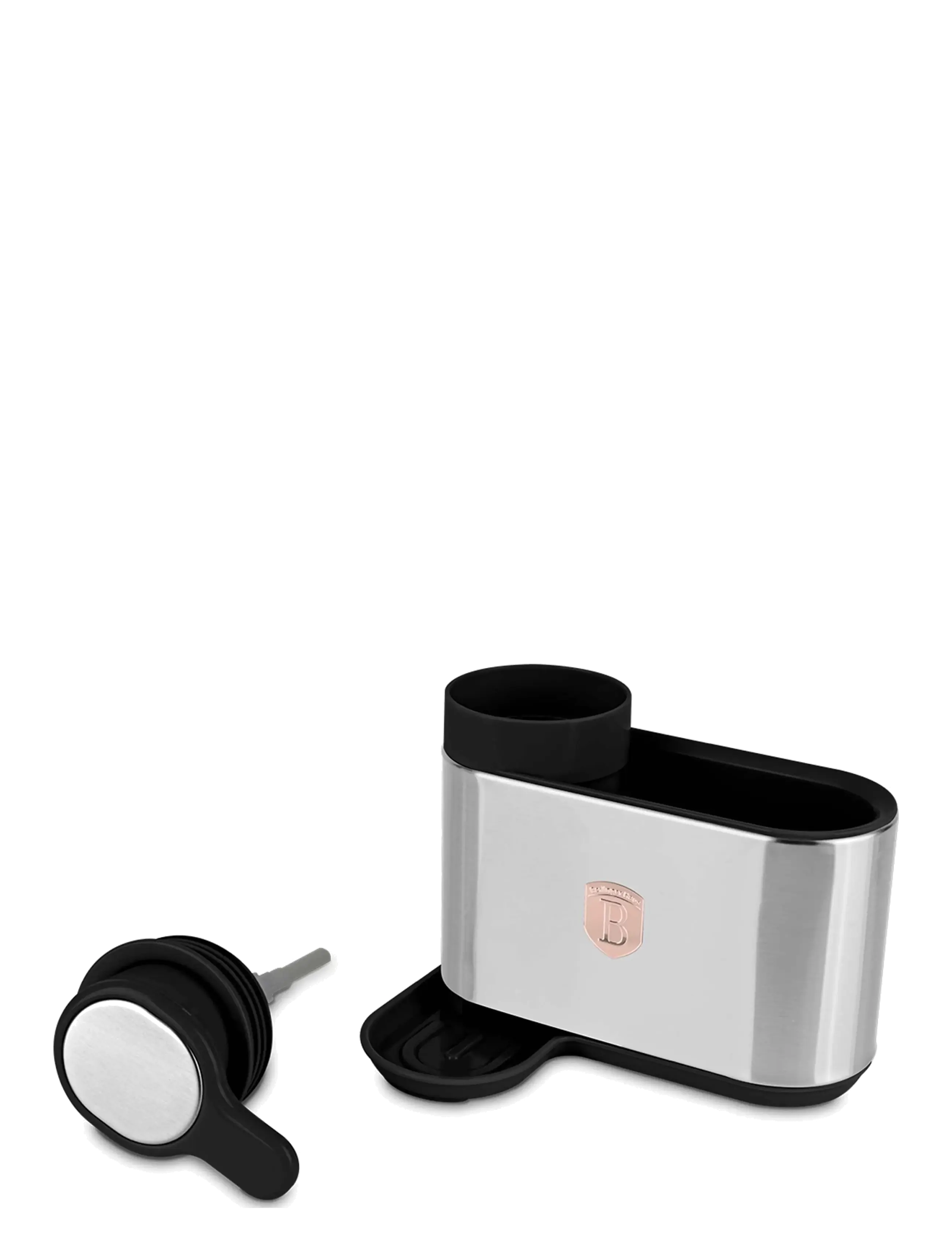 Berlingerhaus - Soap dispenser, black- rose gold - sæbedispensere & sæbeskåle - black rose collection - 2