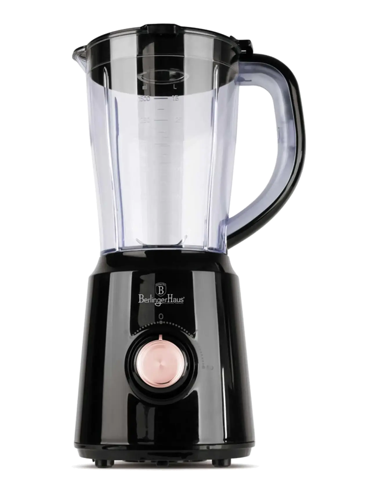 Berlingerhaus Table Blender, Black- Rose Gold, 1.5 L, Black, Køkkenmaskiner > Mixere Og Blendere, Unisex