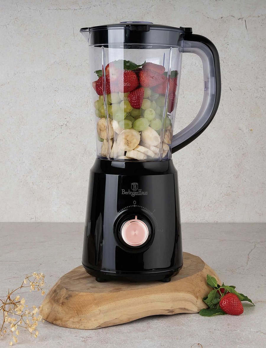 Berlingerhaus - Table blender, black- rose gold - mixer - black/rose gold - 0