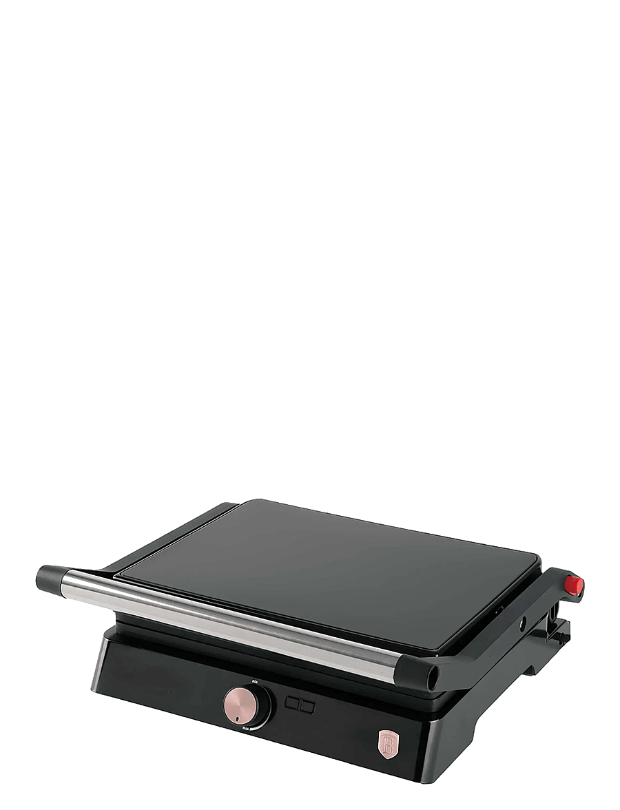 Berlingerhaus - Electric grill with oil drip pan, black- rose gold - köögitarvikud - black rose collection - 0