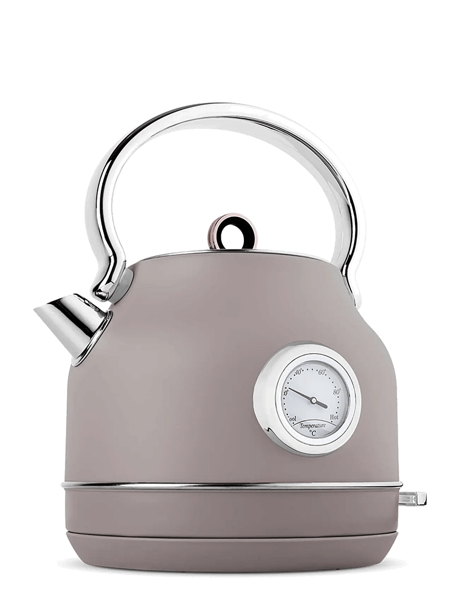 Berlingerhaus - Electric kettle with thermometer, matt taupe - wasserkessel & wasserkocher - taupe collection - 1