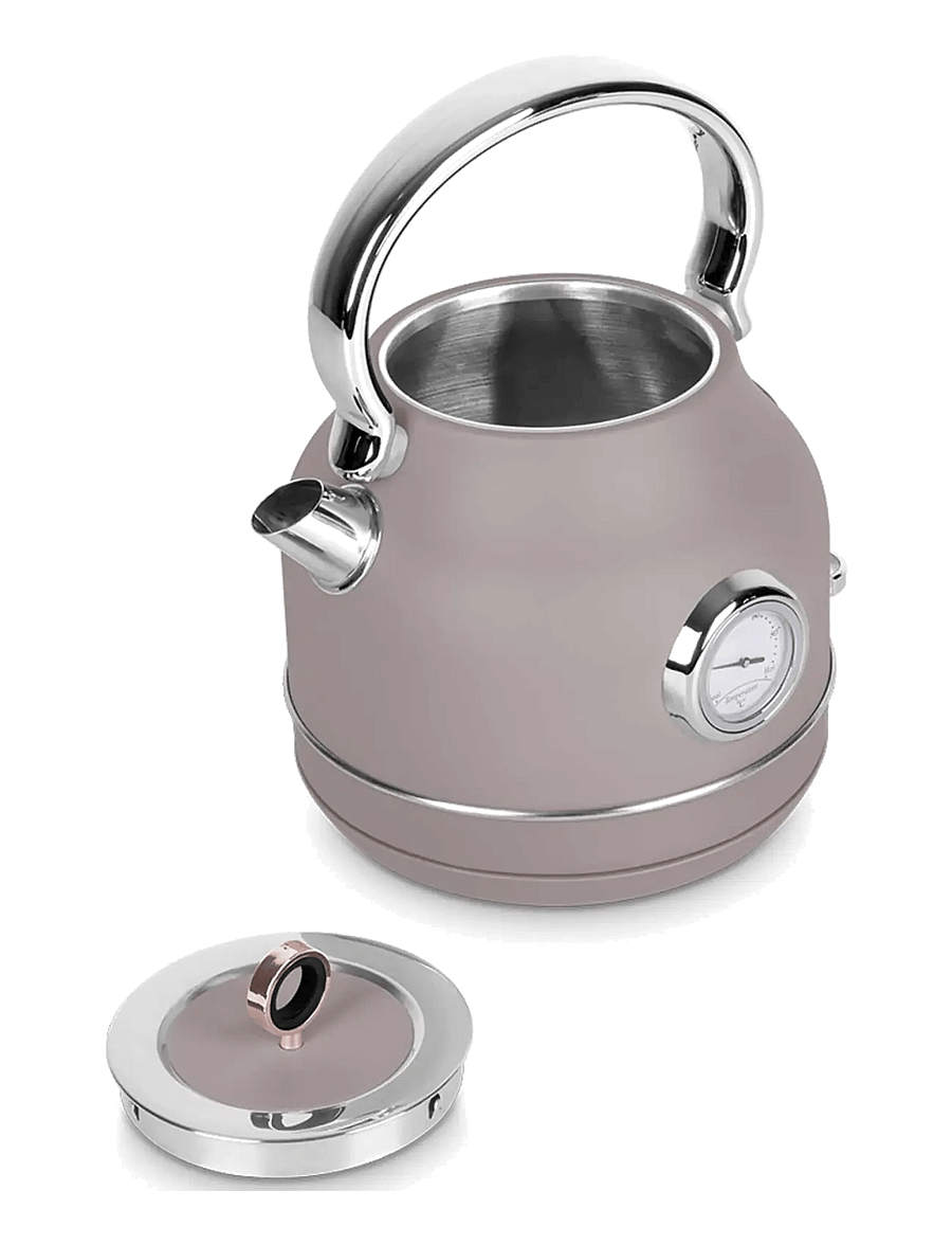 Berlingerhaus - Electric kettle with thermometer, matt taupe - wasserkessel & wasserkocher - taupe collection - 2