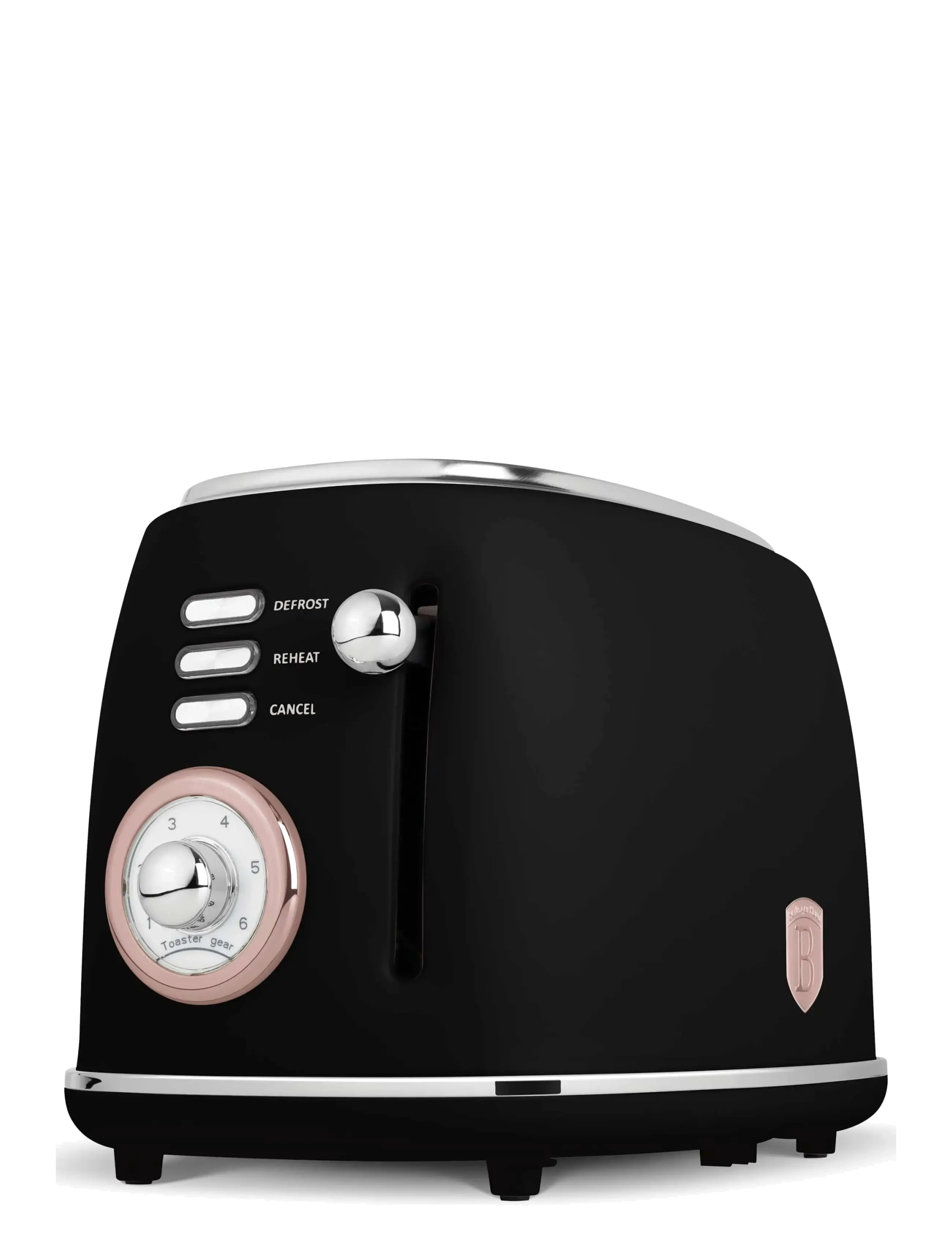 Berlingerhaus Toaster, Black- Rose Gold, Brødrister, Sort, Str: ONE SIZE