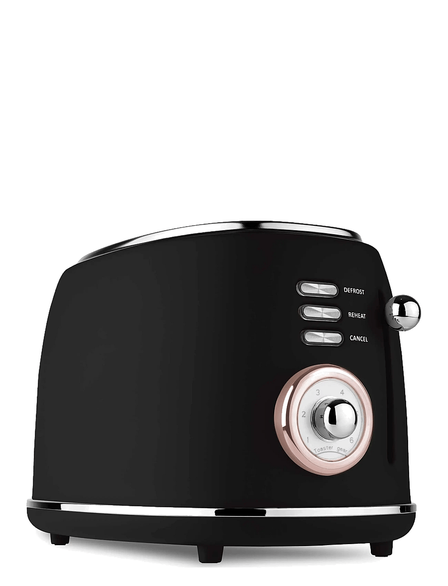 Berlingerhaus - Toaster, black- rose gold - toaster - black rose collection - 4