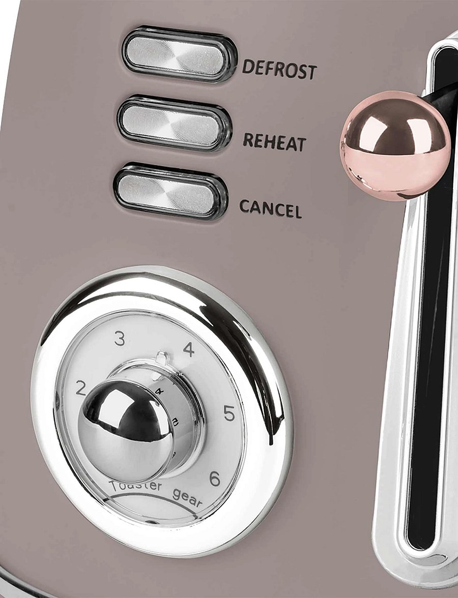 Berlingerhaus - Toaster, matt taupe - toaster - taupe collection - 5