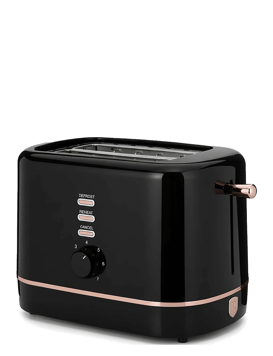 Berlingerhaus - Toaster, black- rose gold - rösterid - black rose collection - 0