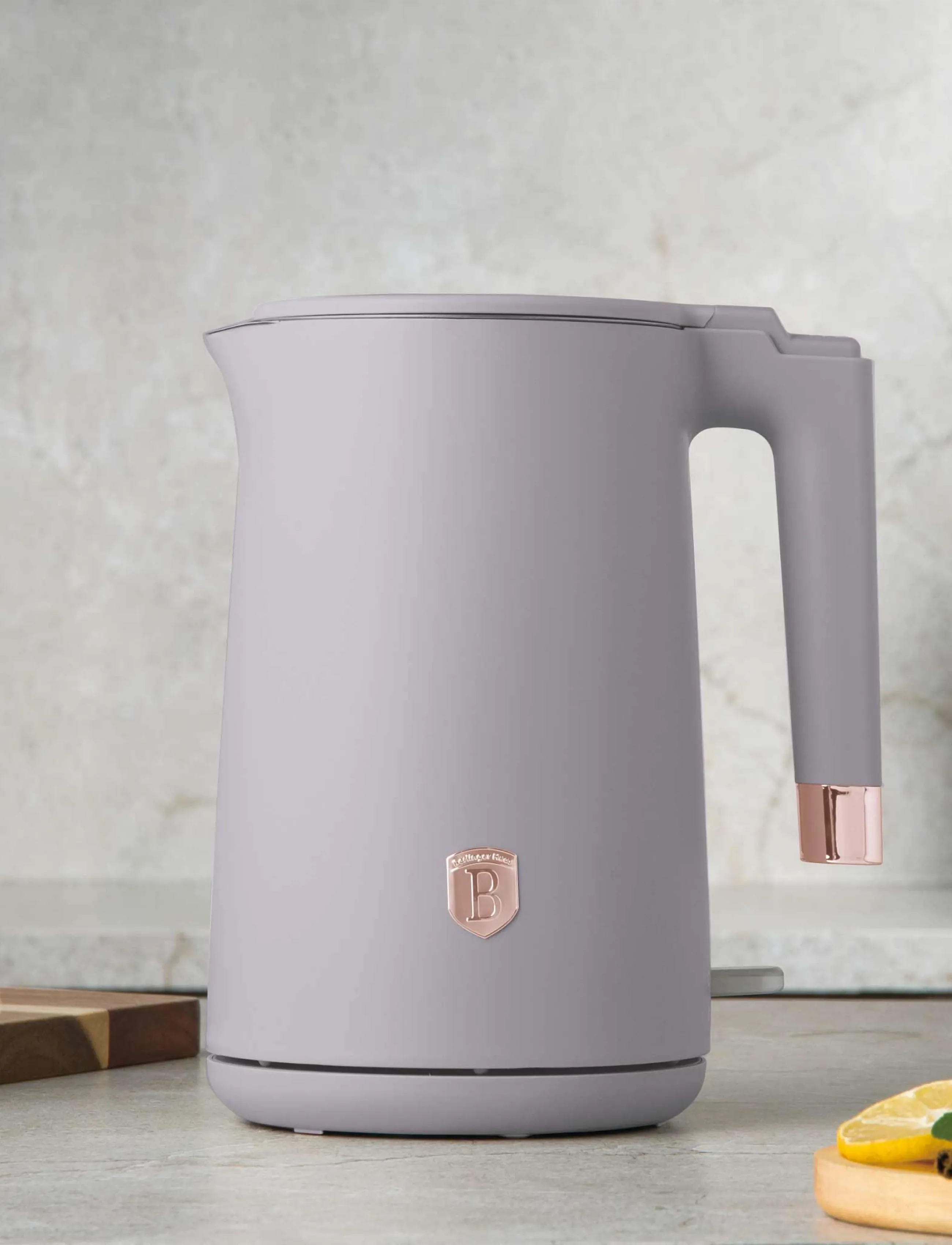 Berlingerhaus Double Wall Kettle, 1.7 L, Kitchen Appliances, Grau - Kettles & Water Boilers, Homeware
