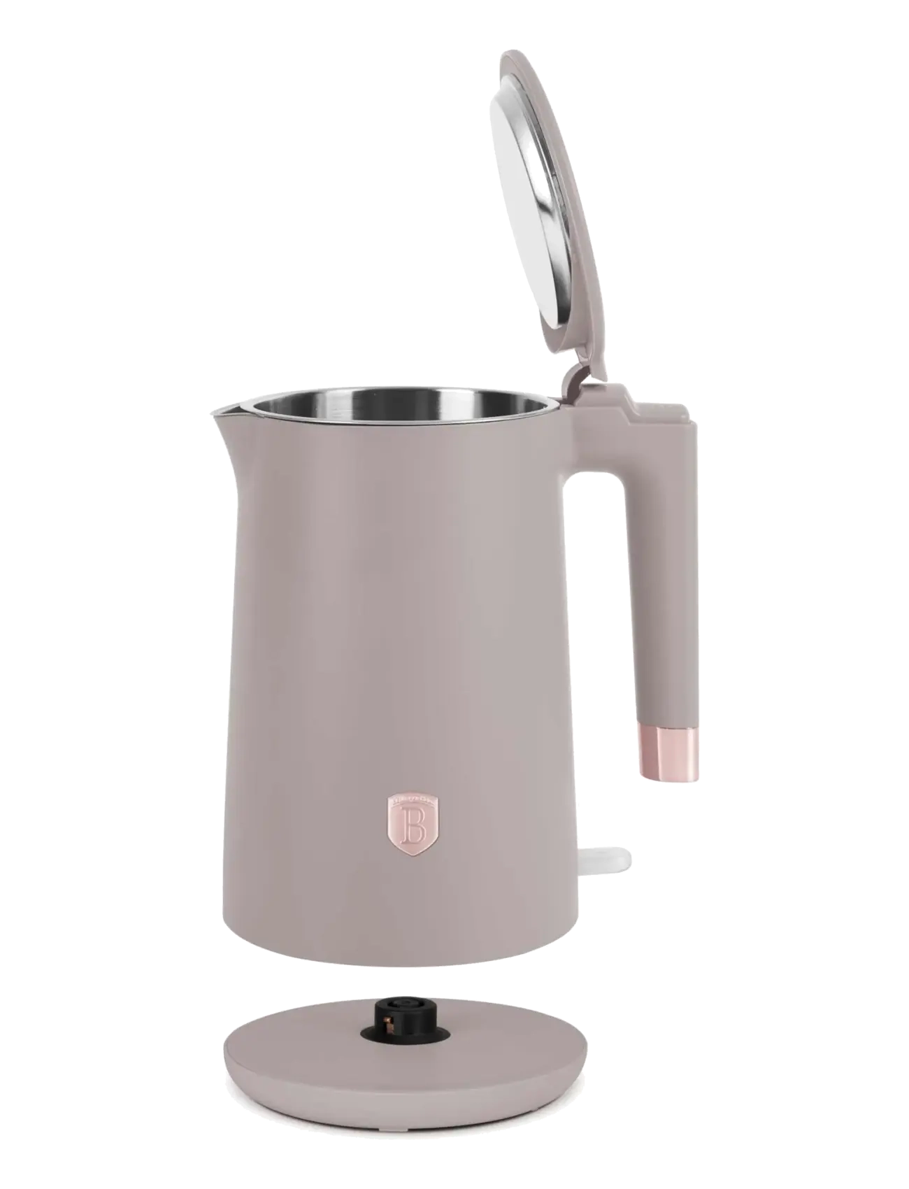 Berlingerhaus - Double wall kettle, matt taupe - kettles & water boilers - taupe collection - 2