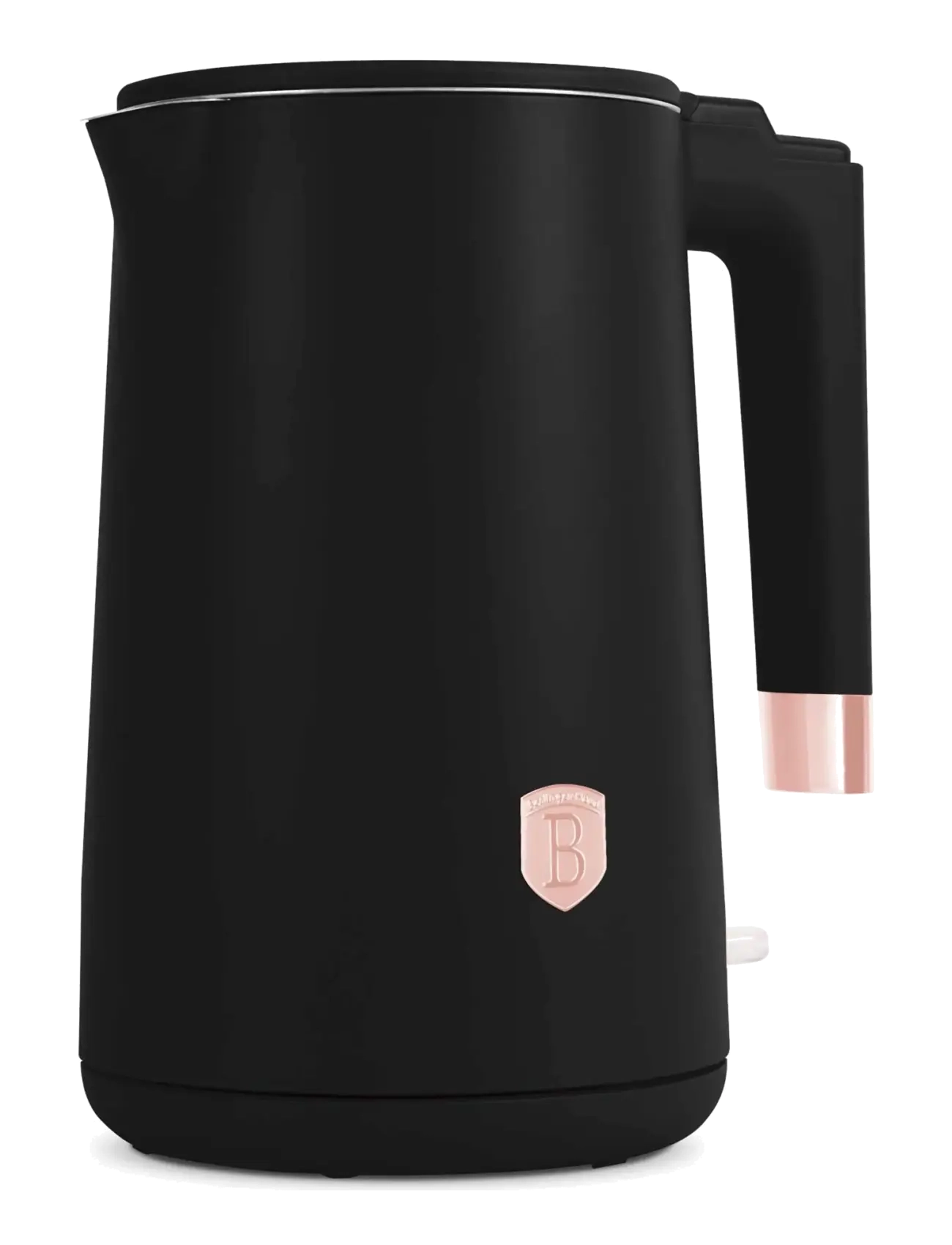 Berlingerhaus Double Wall Kettle, Black- Rose Gold, Kedel og vandkoger, Sort, Str: 1.7 L