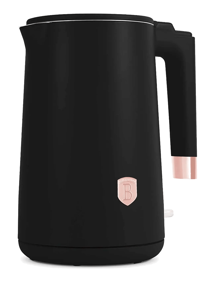 Berlingerhaus - Double wall kettle, black- rose gold - wasserkessel & wasserkocher - black rose collection - 0