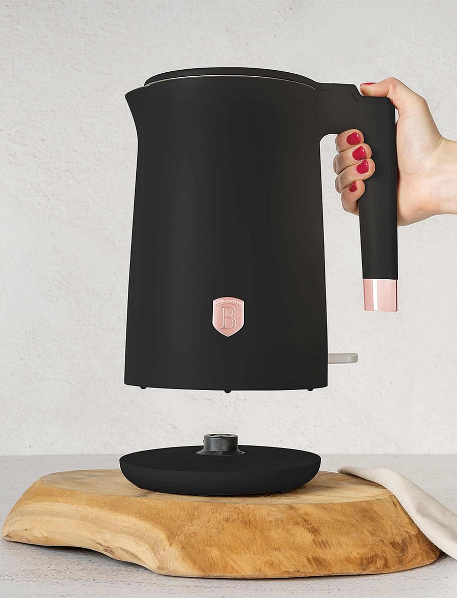 Berlingerhaus - Double wall kettle, black- rose gold - wasserkessel & wasserkocher - black rose collection - 1