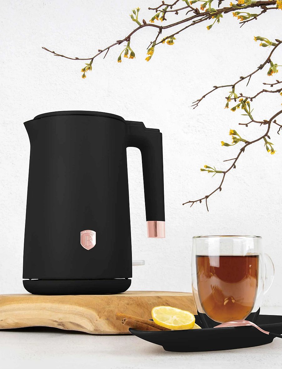 Berlingerhaus - Double wall kettle, black- rose gold - wasserkessel & wasserkocher - black rose collection - 2
