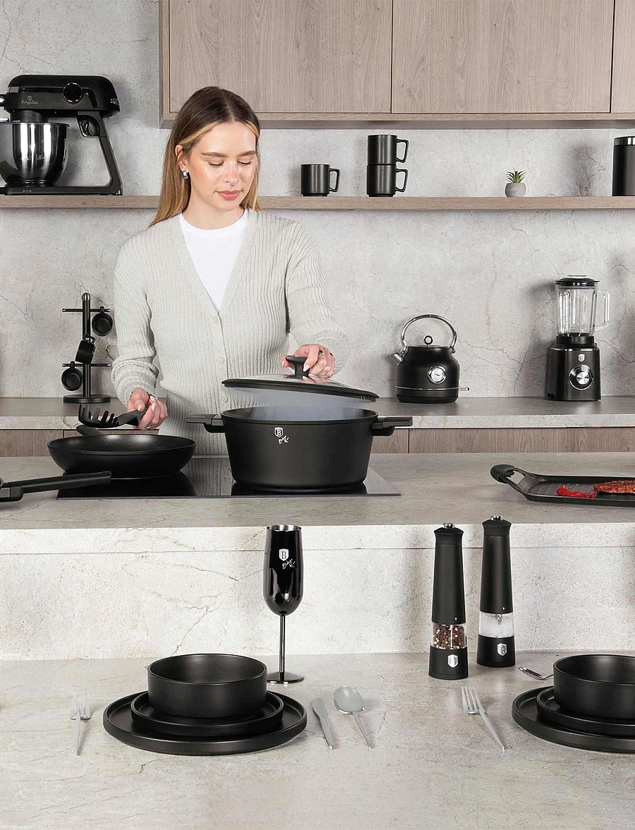 Berlingerhaus - Double wall kettle, matt black - wasserkessel & wasserkocher - black vantage collection/matte black collection/black silver collection - 4