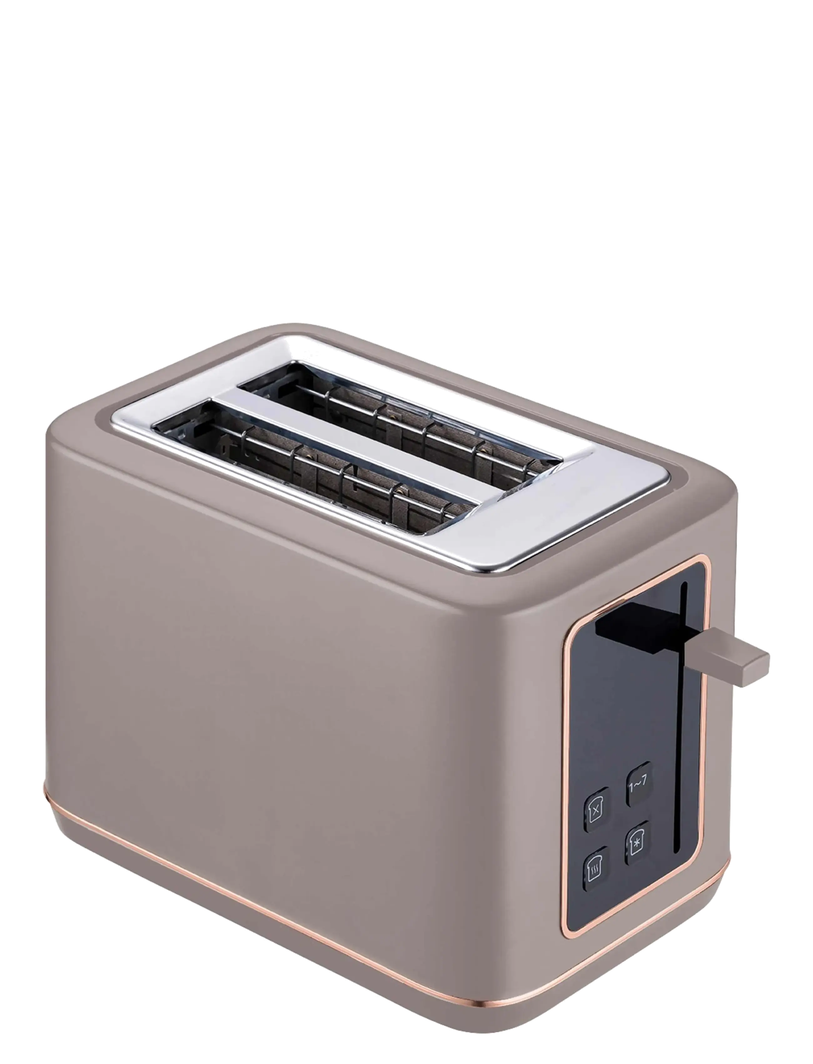 Berlingerhaus - Digital toaster, matt taupe - toasters - taupe collection - 1