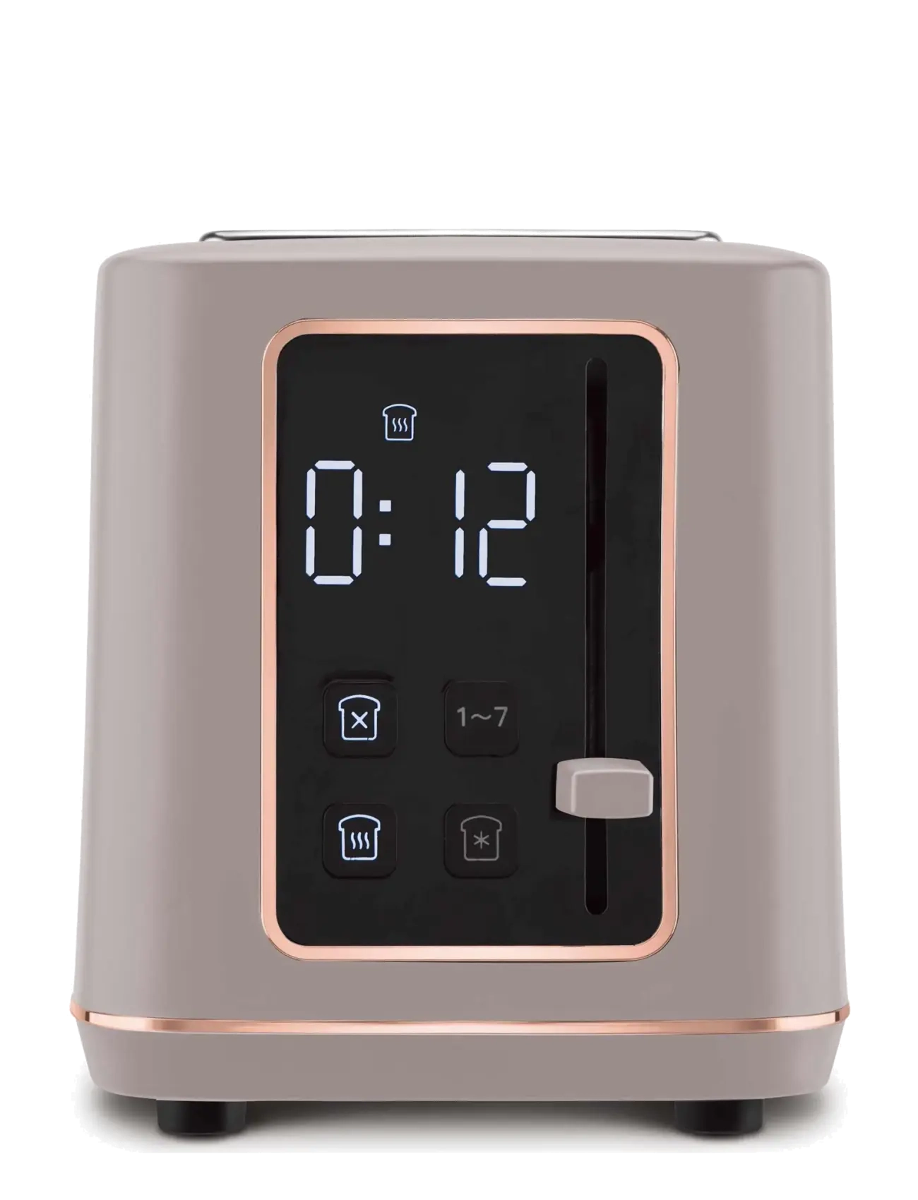 Berlingerhaus - Digital toaster, matt taupe - toasters - taupe collection - 2