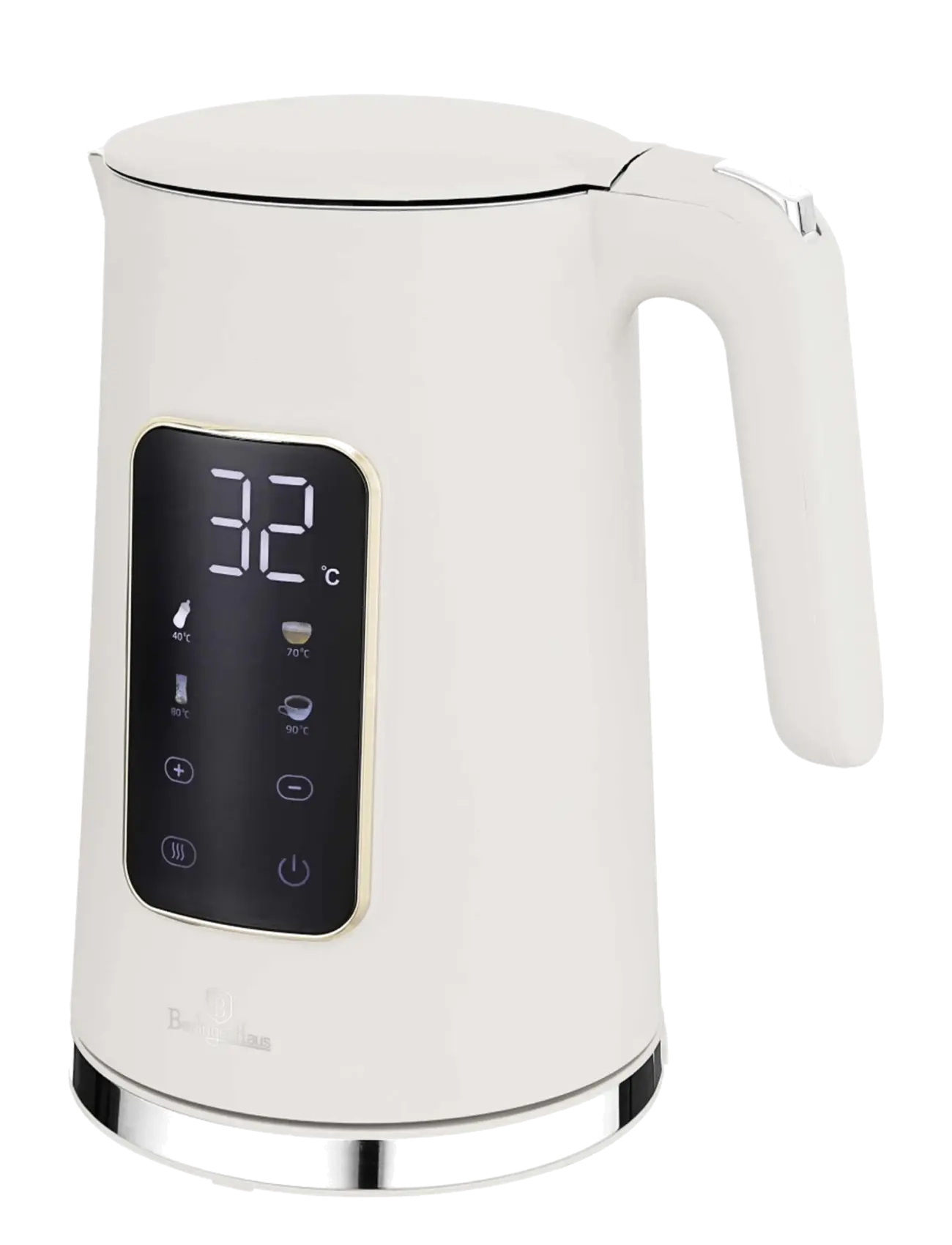 Berlingerhaus - Digital electric kettle, matt cream - kettles & water boilers - sahara collection - 3