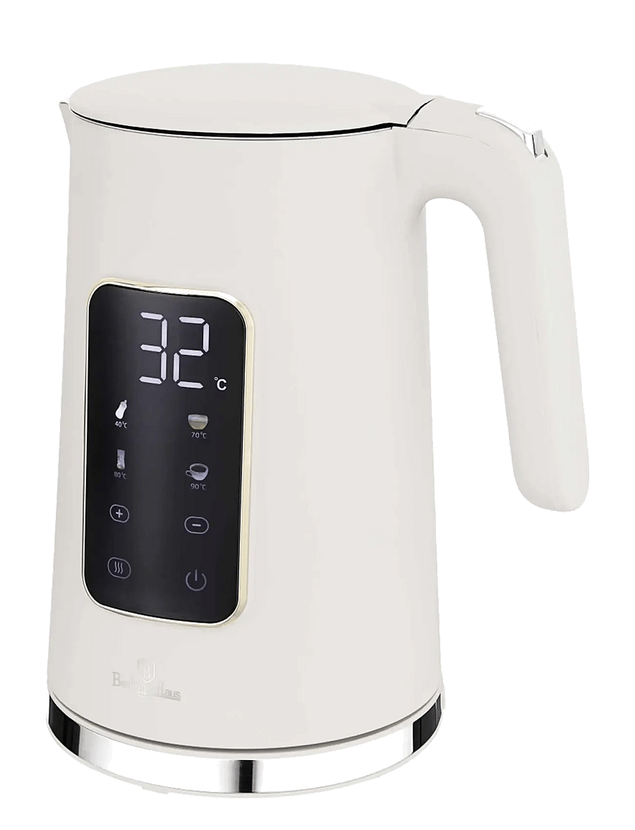 Berlingerhaus - Digital electric kettle, matt cream - veekeetjad ja -keedukannud - sahara collection - 3