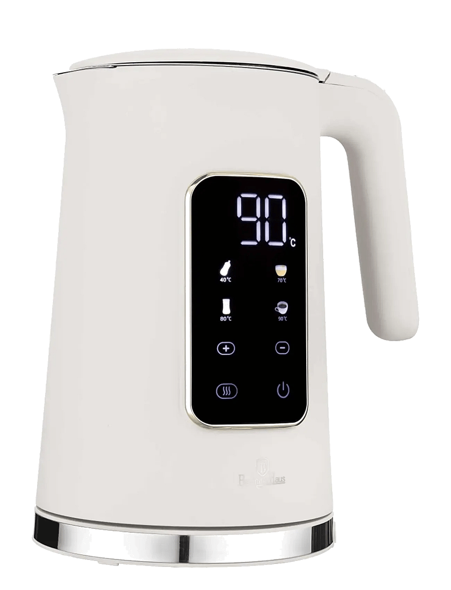 Berlingerhaus - Digital electric kettle, matt cream - veekeetjad ja -keedukannud - sahara collection - 5