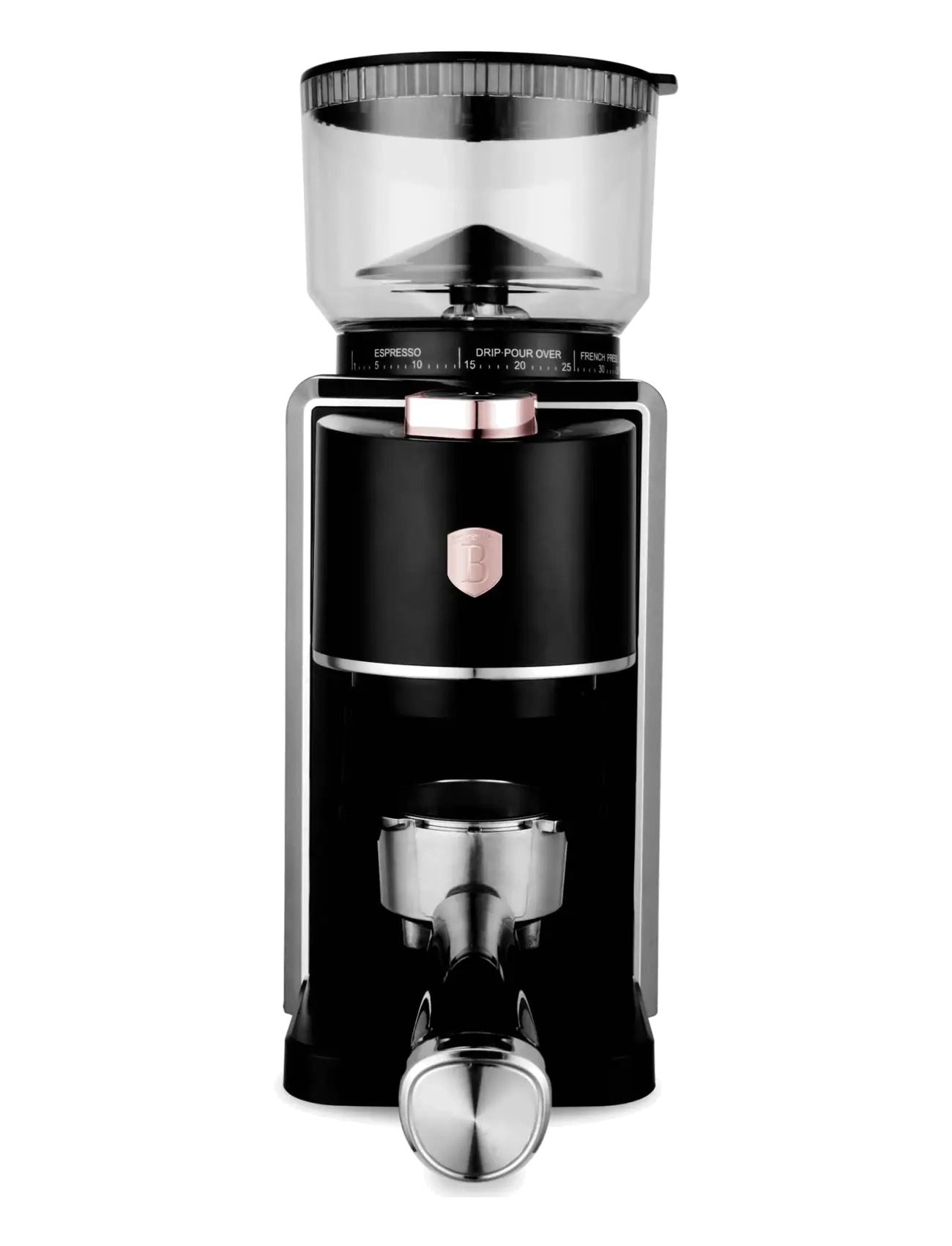 Berlingerhaus - Professional electric coffee grinder, black - kohvitarvikud - black rose collection - 2