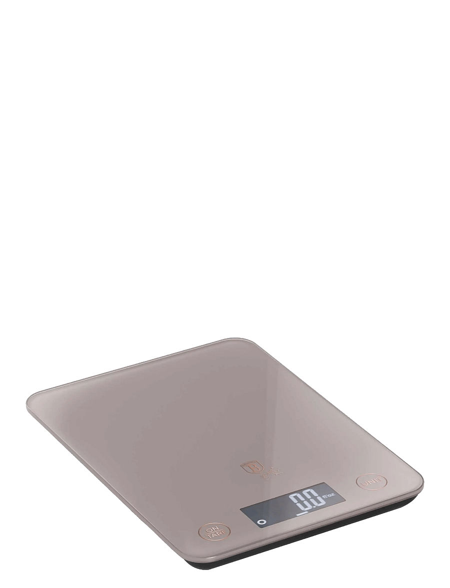 Berlingerhaus - Digital glass kitchen scale, capacity 5 kg, taupe - madalaimad hinnad - matt taupe - 0