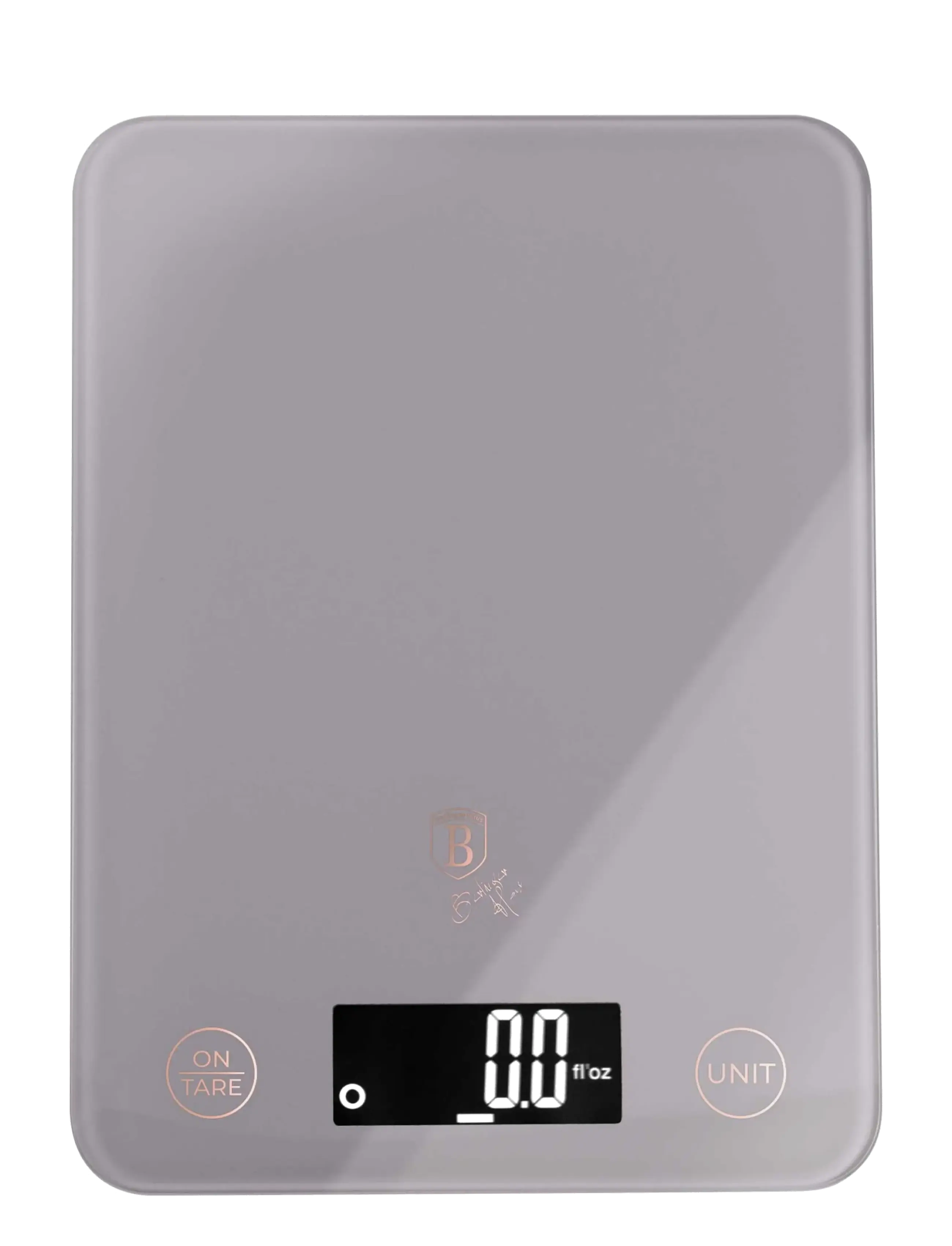 Berlingerhaus - Digital glass kitchen scale, capacity 5 kg, taupe - madlavning - matt taupe - 2