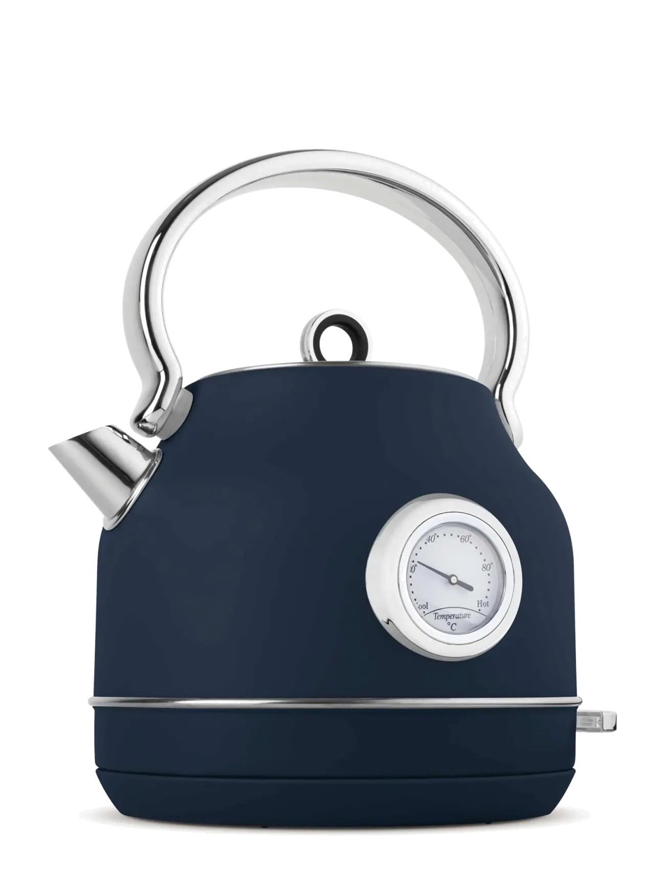 Berlingerhaus Electric Kettle With Thermometer, Kedel og vandkoger, Navy, Str: 1.7 L