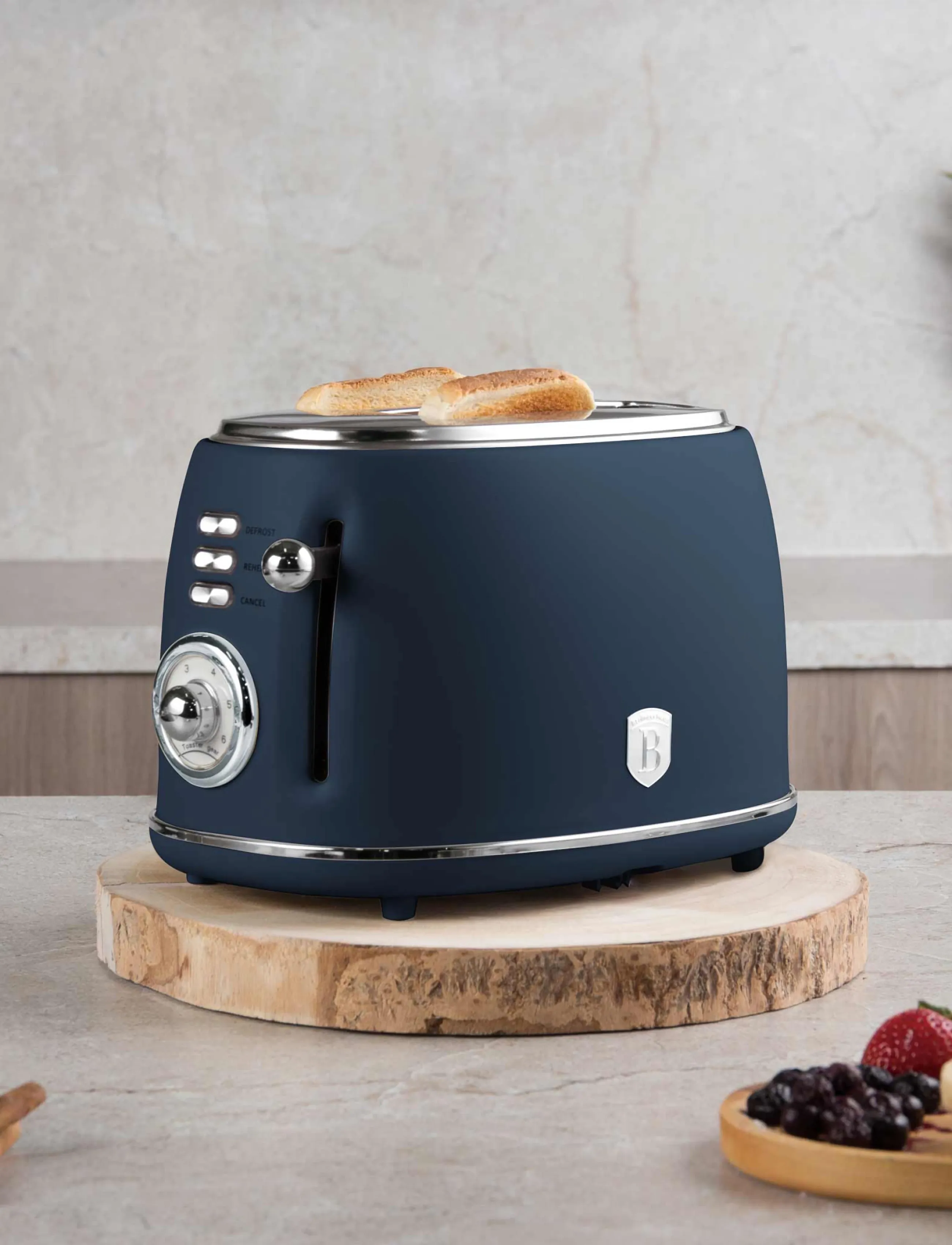 Berlingerhaus Toaster, One Size, Kitchen Appliances, Marineblau - Toasters, Homeware