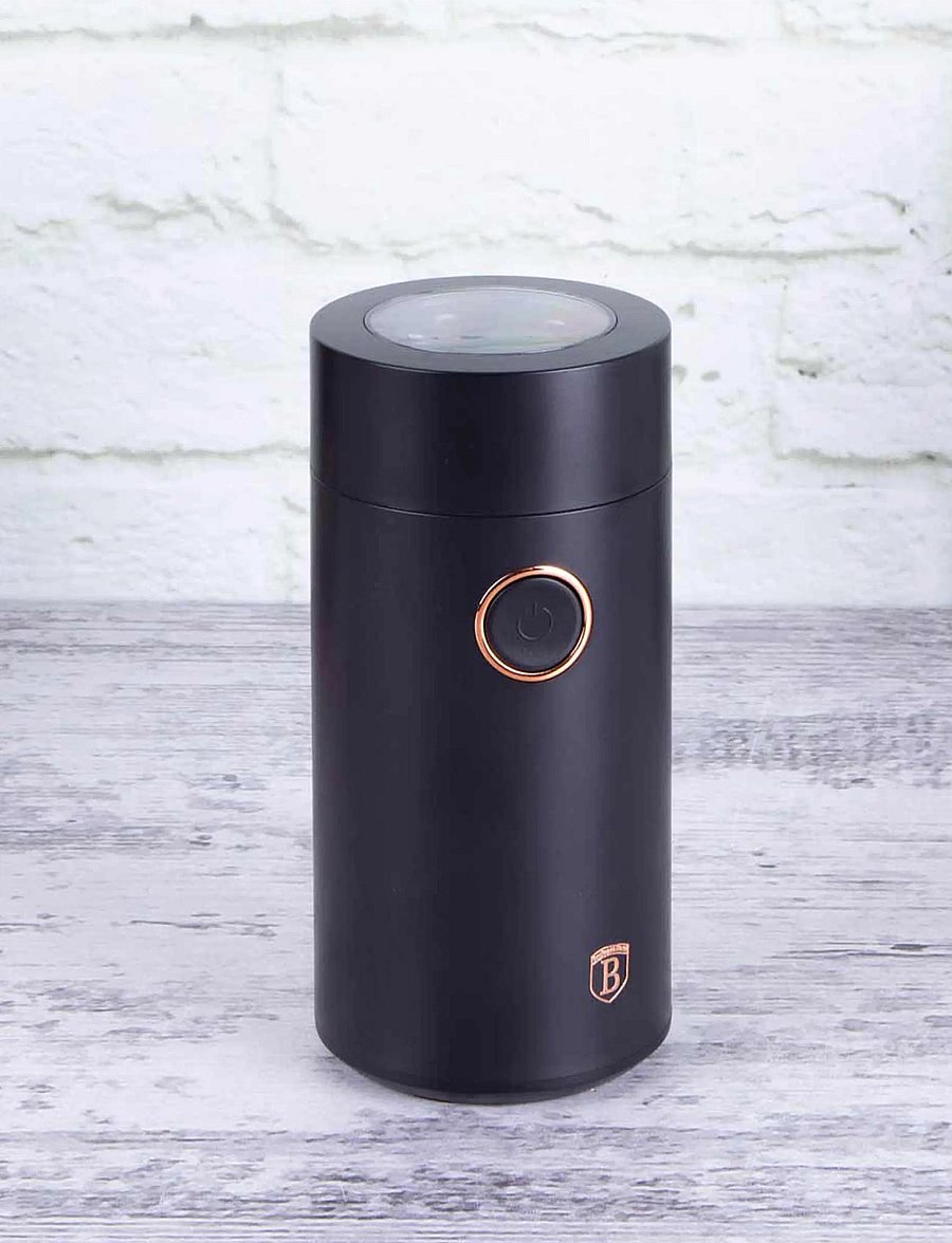 Berlingerhaus - Electric coffee grinder, black - kaffee-accessoires - black/rose gold - 5