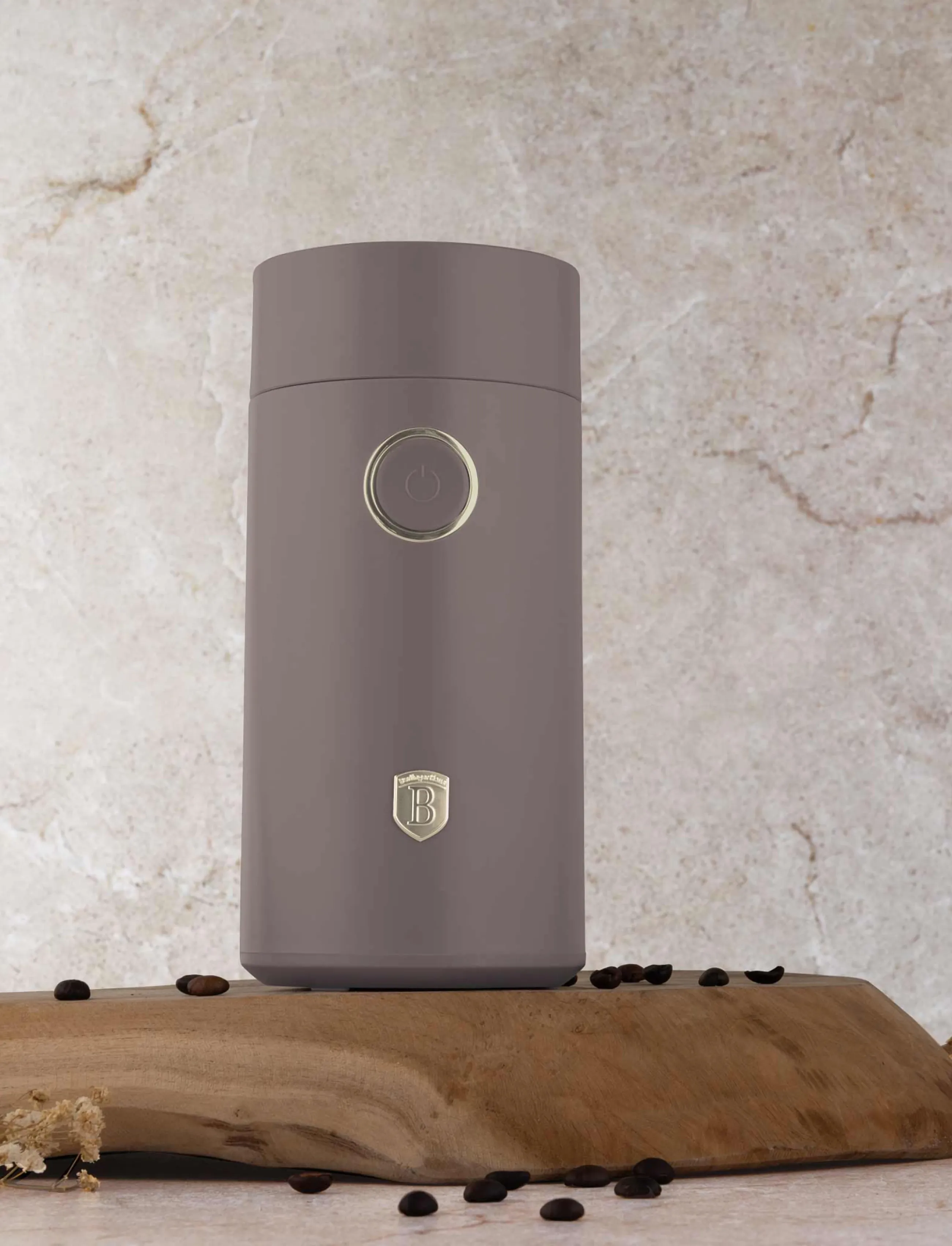 Berlingerhaus Electric Coffee Grinder, Taupe, One Size, Makers, Beige - Grinders, Homeware
