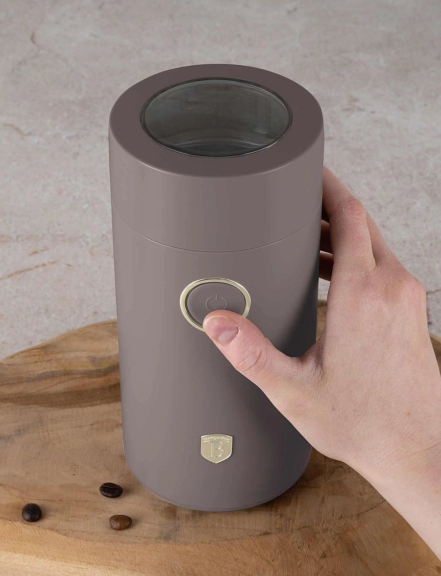 Berlingerhaus - Electric coffee grinder, taupe - kohvitarvikud - taupe - 3