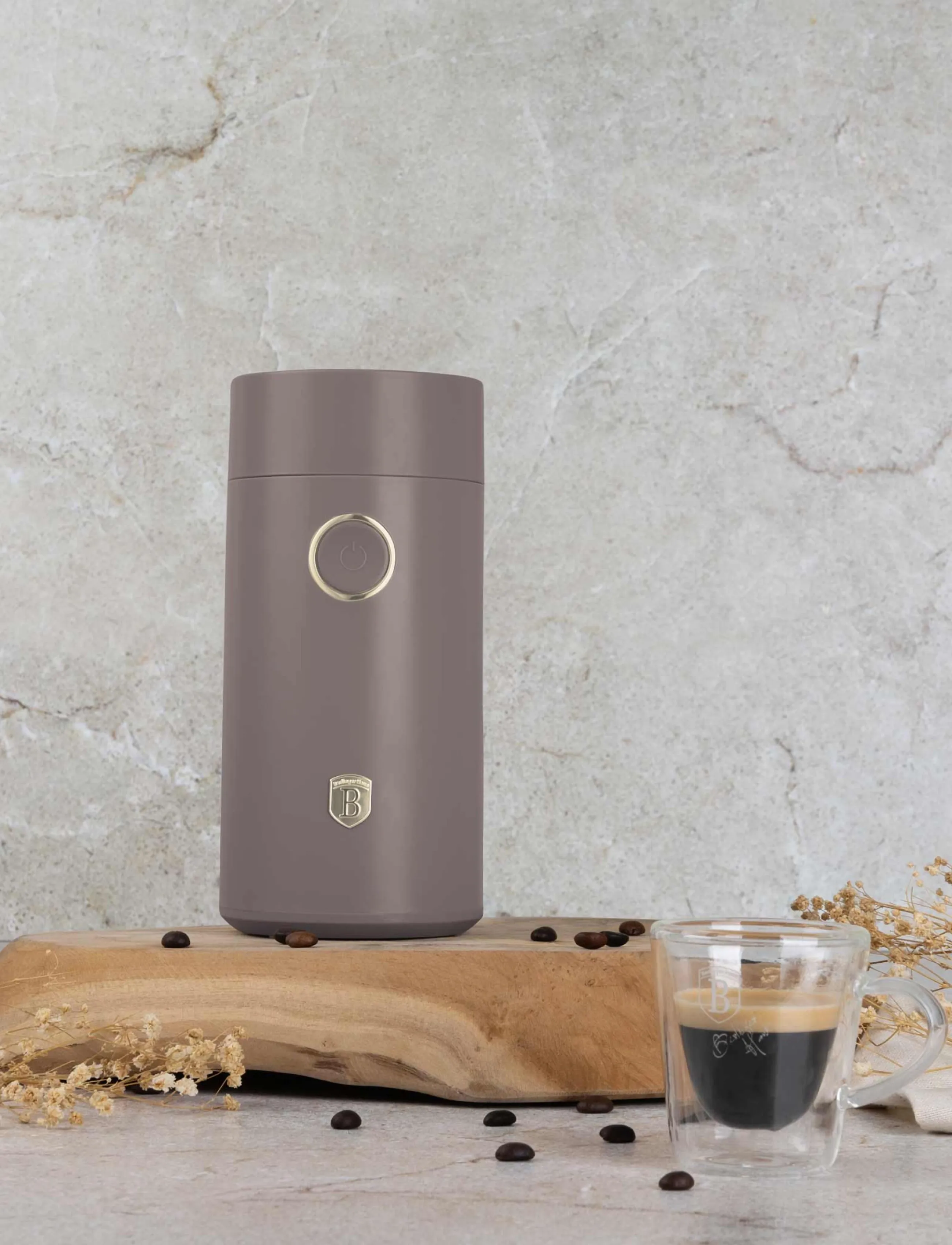 Berlingerhaus - Electric coffee grinder, taupe - kaffeudstyr - taupe - 5
