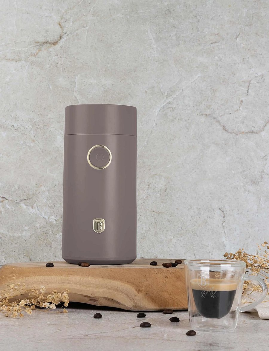Berlingerhaus - Electric coffee grinder, taupe - kohvitarvikud - taupe - 5