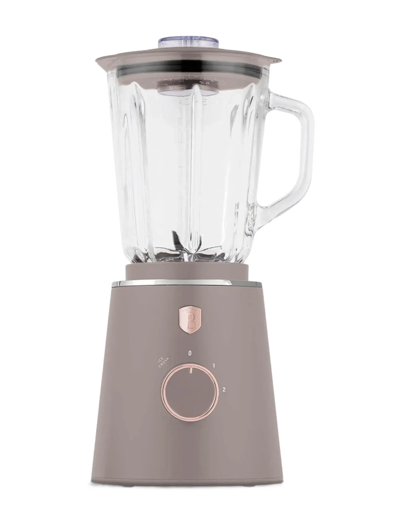 Berlingerhaus Table Blender With 1,5 L Glass Jar, 1000 W, Matt Taupe, Mixer og blender, Brun, Str: 1.5 L