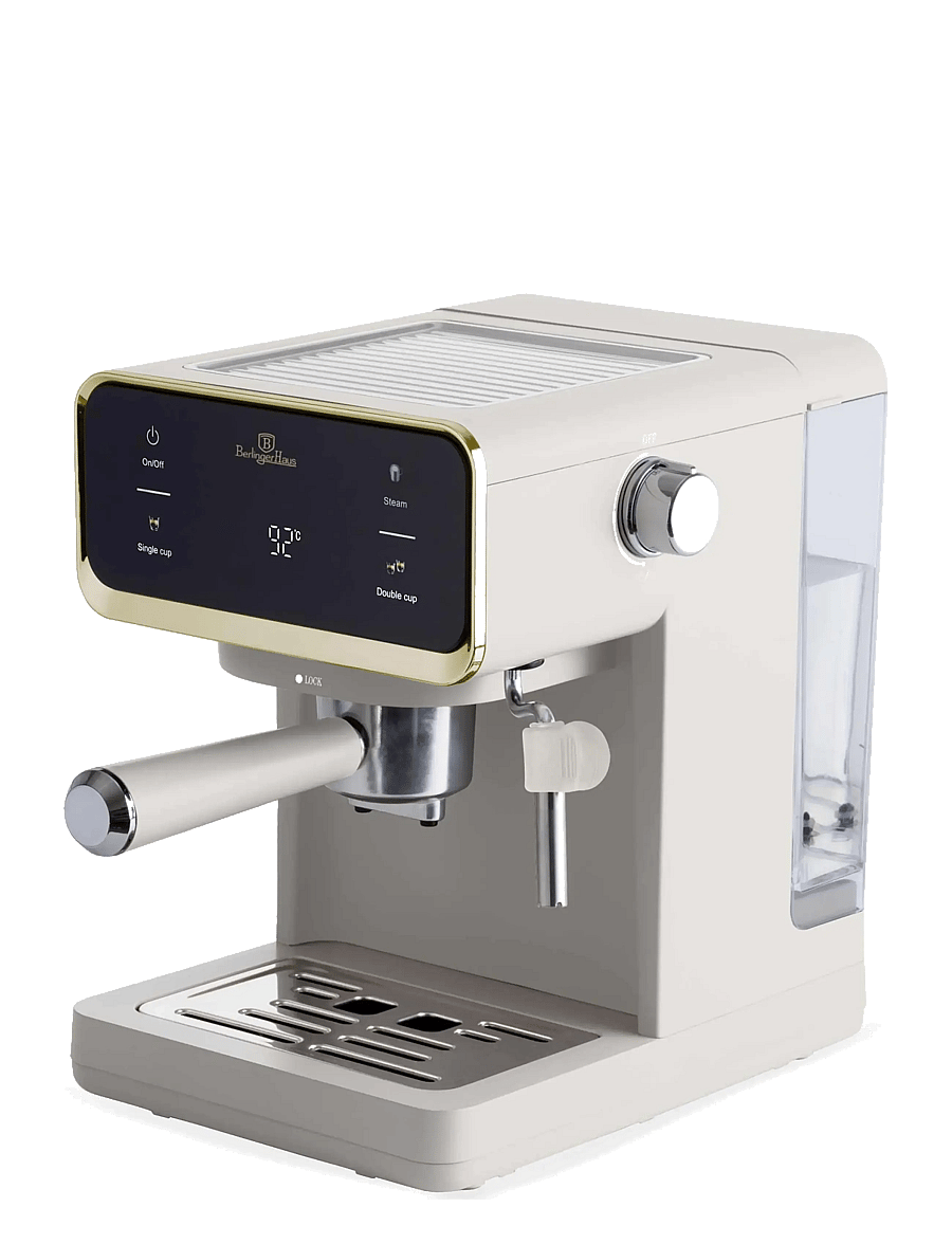 Berlingerhaus - Digital espresso coffee maker, 3 in 1, matt cream - espresso- & kohvimasinad - sahara collection - 0