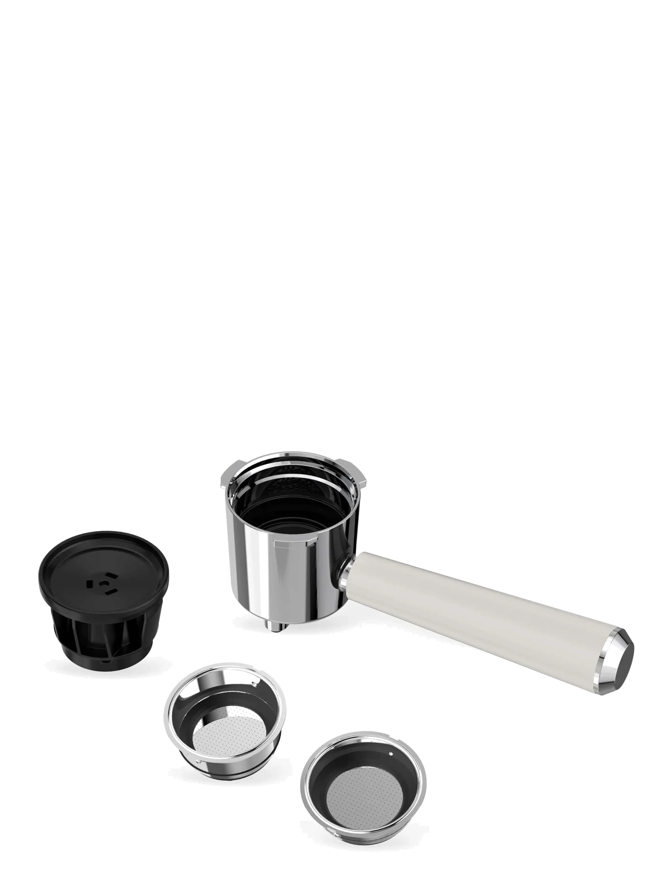 Berlingerhaus - Digital espresso coffee maker, 3 in 1, matt cream - espressomaskiner - sahara collection - 1