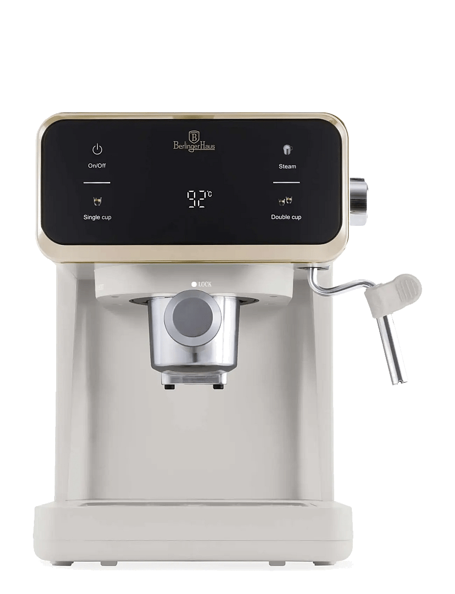 Berlingerhaus - Digital espresso coffee maker, 3 in 1, matt cream - espresso- & kohvimasinad - sahara collection - 2