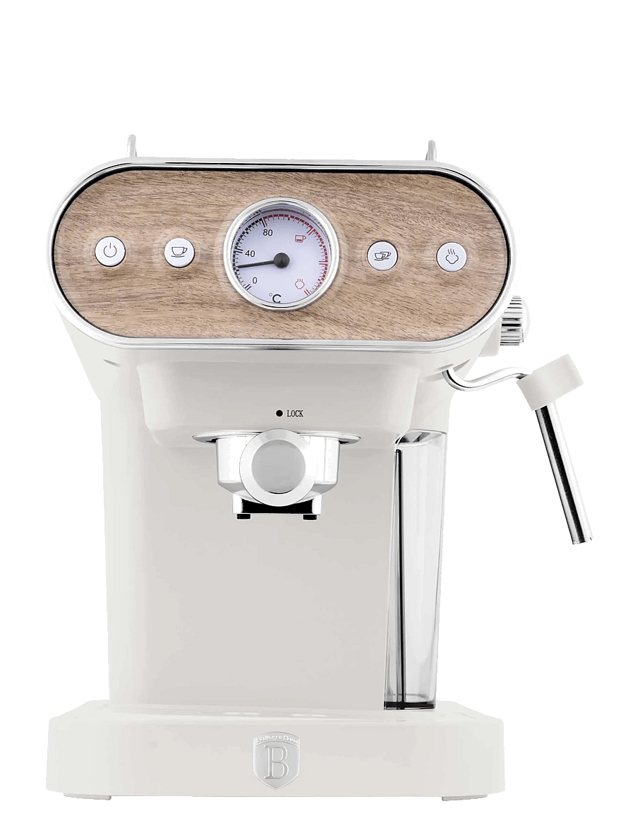 Berlingerhaus - Espresso coffee maker, 3 in 1, matt cream - espresso- & kaffeemaschinen - sahara nordic collection - 0