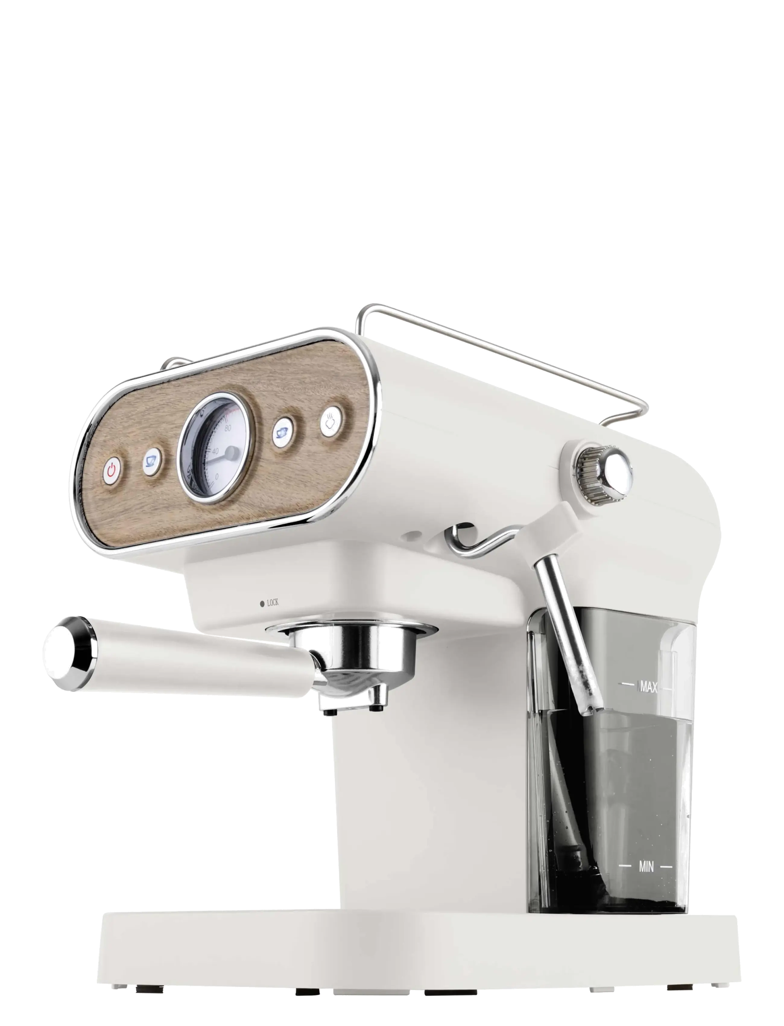 Berlingerhaus - Espresso coffee maker, 3 in 1, matt cream - espressomaskiner - sahara nordic collection - 2