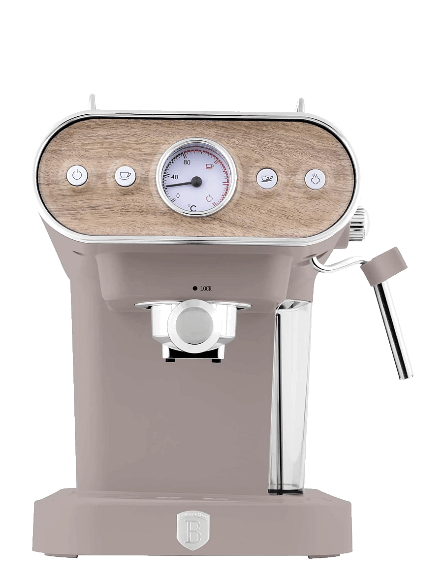 Berlingerhaus - Espresso coffee maker, 3 in 1, matt taupe - espressomasinad - taupe nordic collection - 1