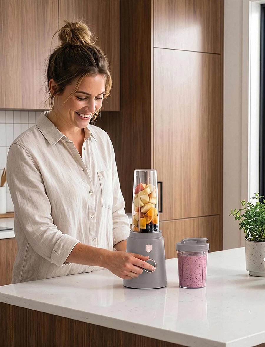 Berlingerhaus - Smoothie maker, matt taupe - mixer - taupe collection - 5
